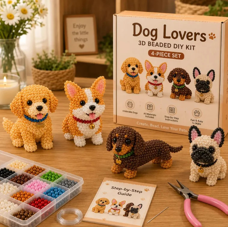 Embroidery Cross Stitch Patterns - ชุดเย็บปักถักร้อย 3 มิติ DIY ลายสัตว์ป่า นกในสวน