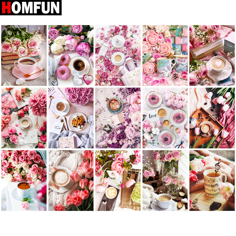 Embroidery Cross Stitch Patterns - Homfun ภาพปักเพชร 