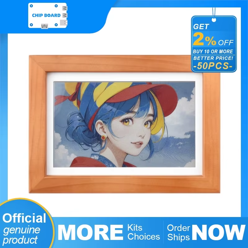 Frame Display Wood - Waveshare ESP32-S3 PhotoPainter: จอแสดงผล E-Paper ขนาด