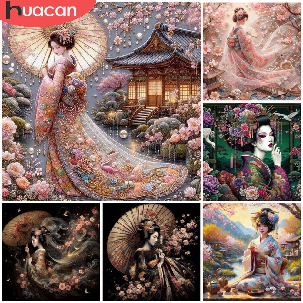 HUACAN สัตว์นกฮูกเพชรจิตรกรรมส - Embroidery Daisy บทวิจารณ์และราคา