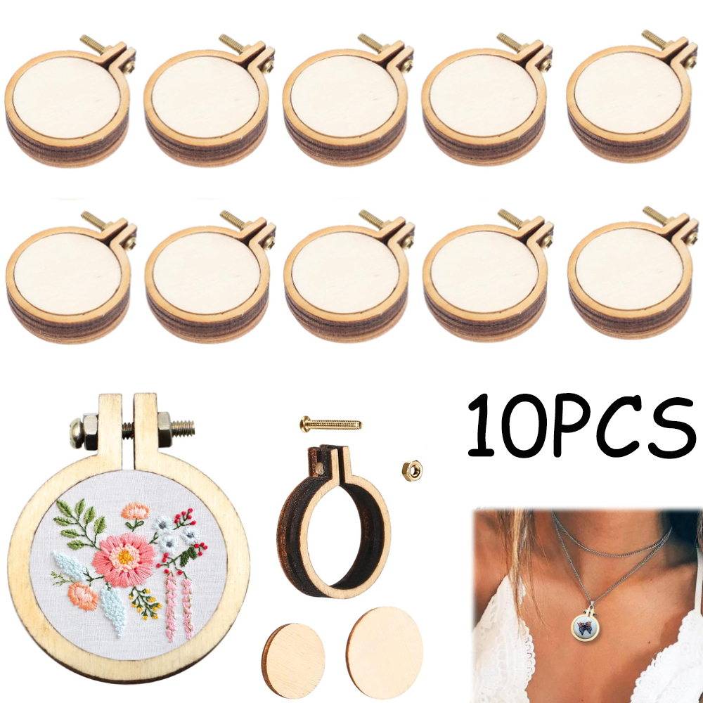 10 ชิ้น/เซ็ตไม้มินิเย็บปักถักร - Embroidery X Stitch บทวิจารณ์และราคา