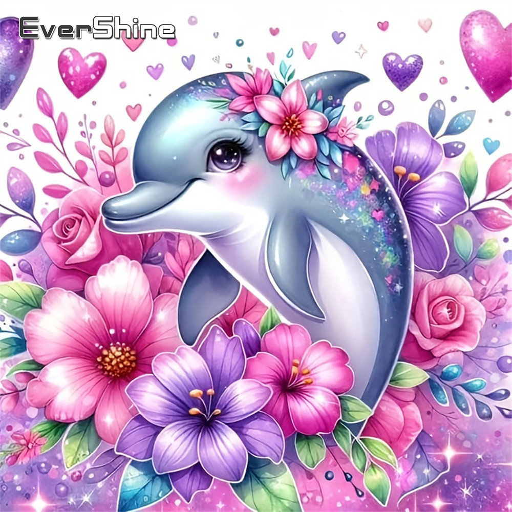 ภาพวาดโมเสกเพชรรูปสัตว์ Eversh - Embroidery Daisy บทวิจารณ์และราคา