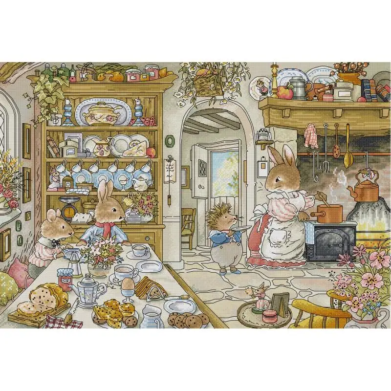 ชุดงานปักครอสติชลายการ์ตูนสัตว - Embroidery X Stitch บทวิจารณ์และราคา