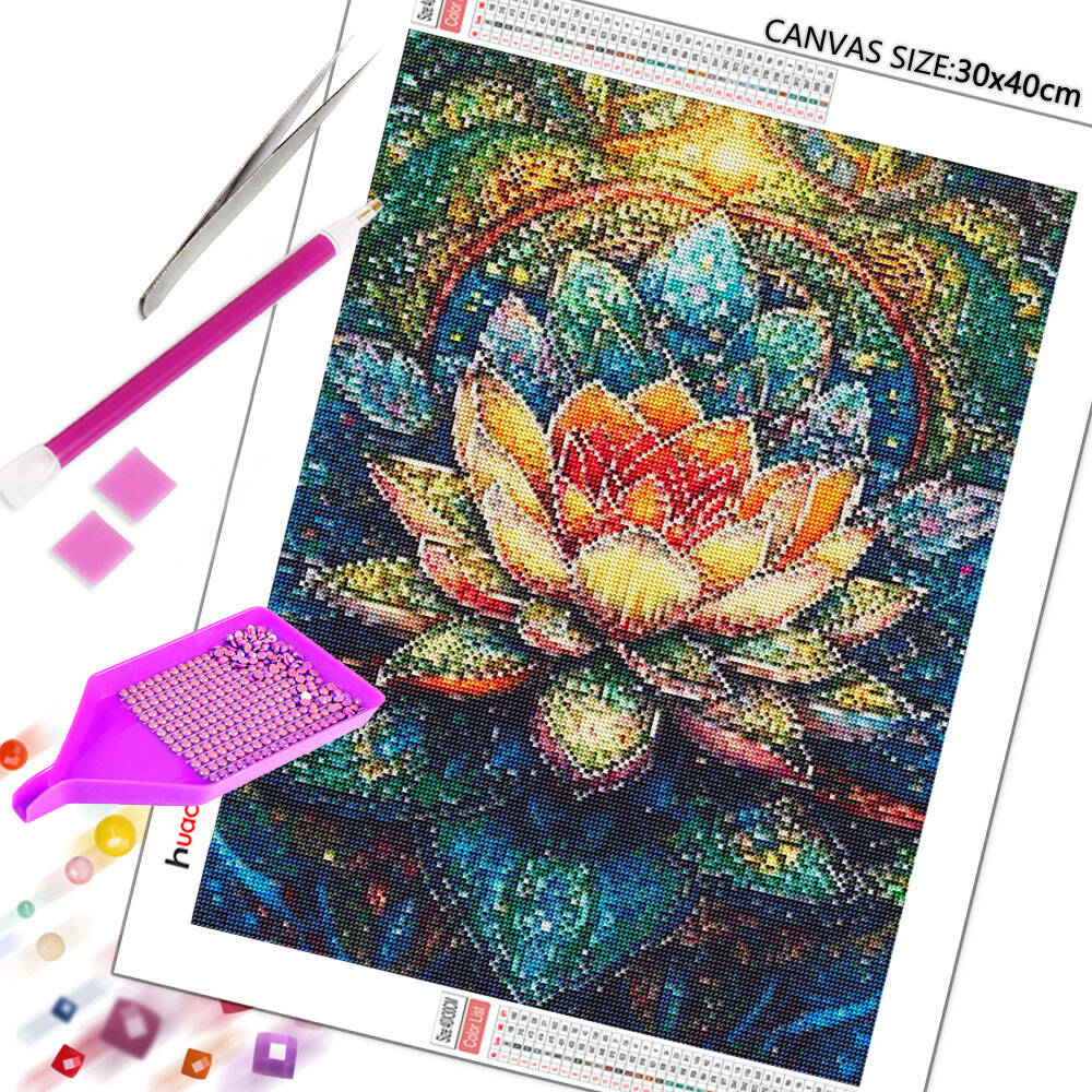 ภาพวาดเพชรแบบเต็มสี่เหลี่ยมจัต - Embroidery Daisy บทวิจารณ์และราคา