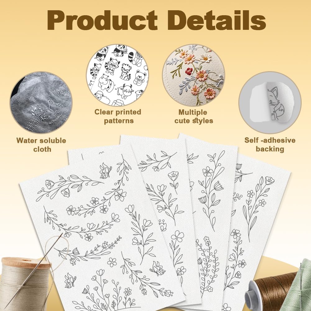 กระดาษรองปักลายละลายน้ำได้ แผ่ - Embroidery Paper บทวิจารณ์และราคา