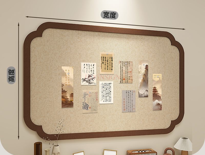 แผ่นผนังตกแต่งรูปภาพสไตล์จีน 1 - Frame Display Wood บทวิจารณ์และราคา