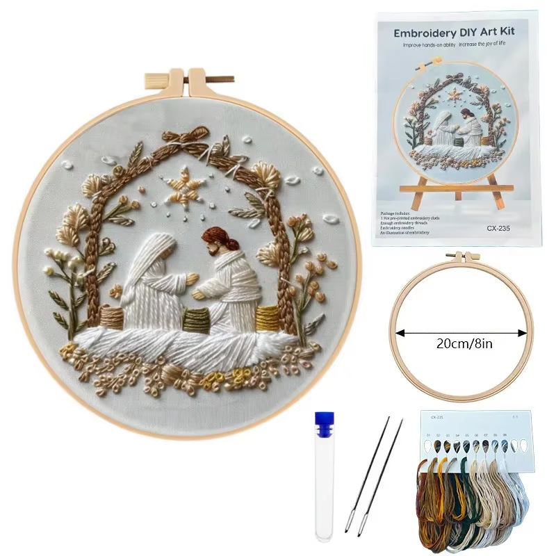 ชุดปักครอสติชลายพระเยซูประสูติ - Embroidery Daisy บทวิจารณ์และราคา