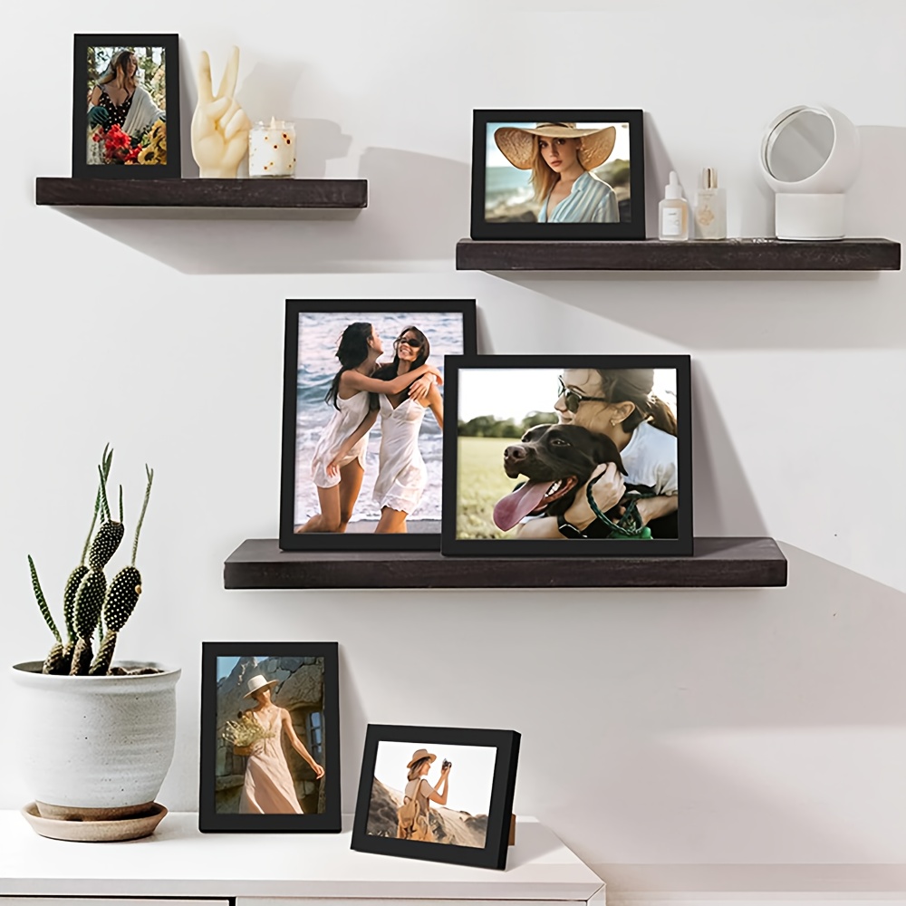 กรอบรูปไม้สีดำขนาด A4 ชุด 5 ชิ - Frame Display Wood บทวิจารณ์และราคา