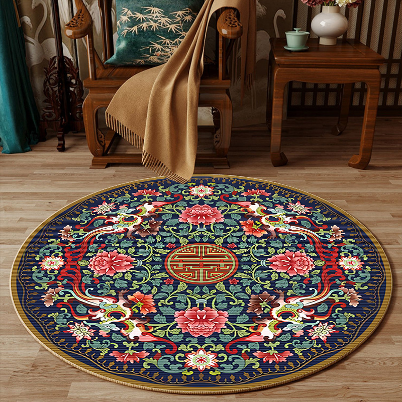 พรมปูพื้นลายดอกไม้สไตล์จีน สำห - Embroidery Online Designs บทวิจารณ์และราคา