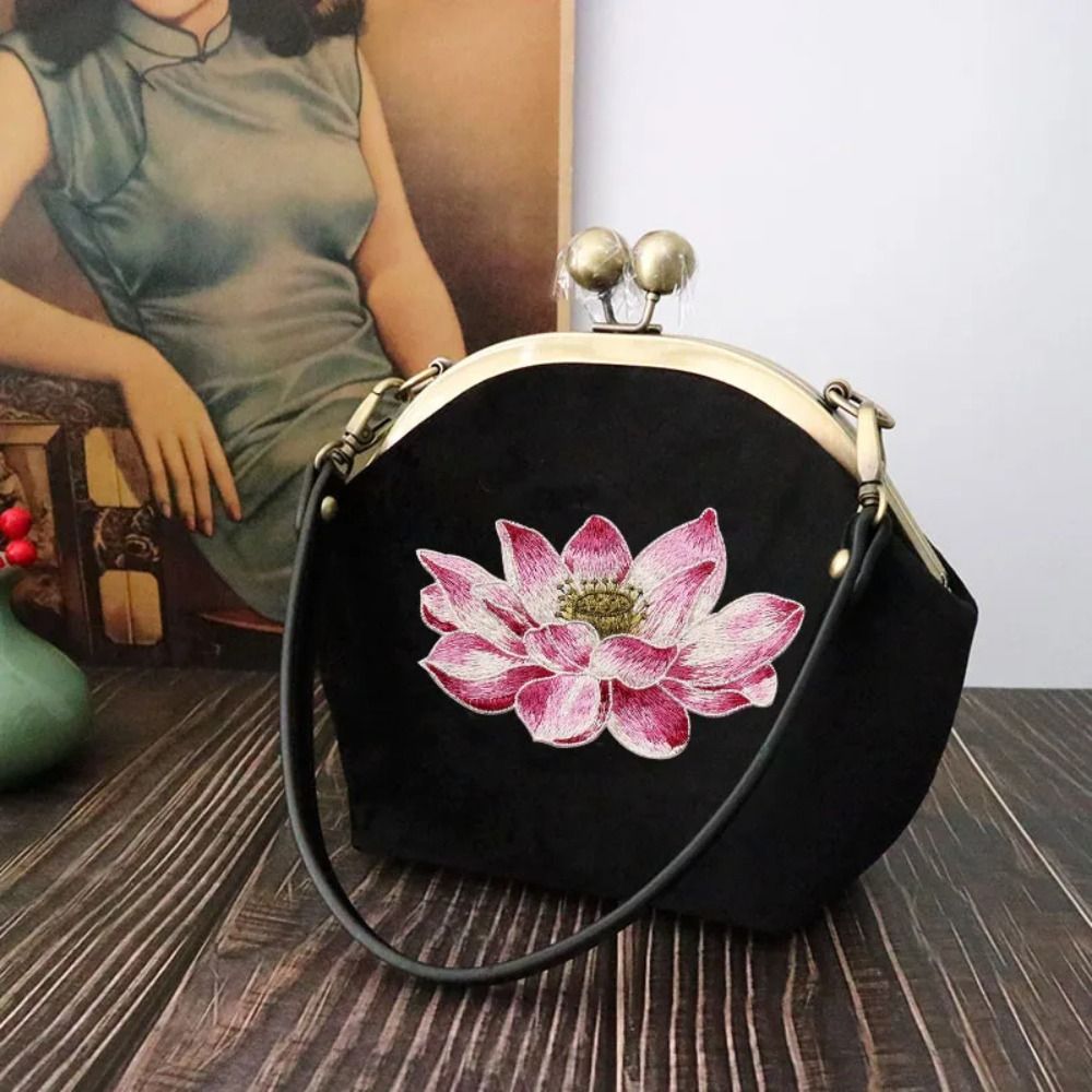 กระเป๋าปัก tempelan Bunga บัวแ - Embroidery Flower Pattern บทวิจารณ์และราคา