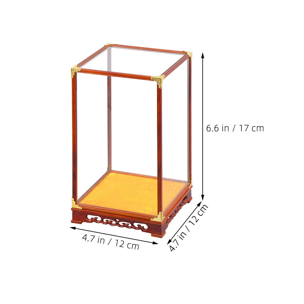 กล่องโชว์กระจกสำหรับพระพุทธรูป - Frame Display Wood บทวิจารณ์และราคา