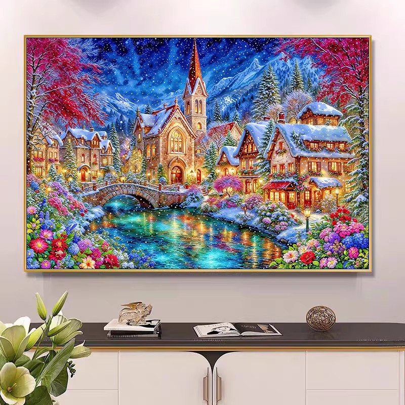 ชุดปักครอสติชลายปักคริสตจักรฤด - Embroidery X Stitch บทวิจารณ์และราคา