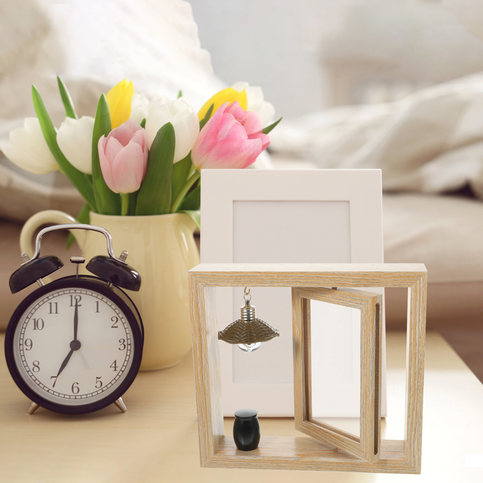 กรอบรูปไม้สำหรับเก็บภาพที่ระลึ - Frame Display Wood บทวิจารณ์และราคา