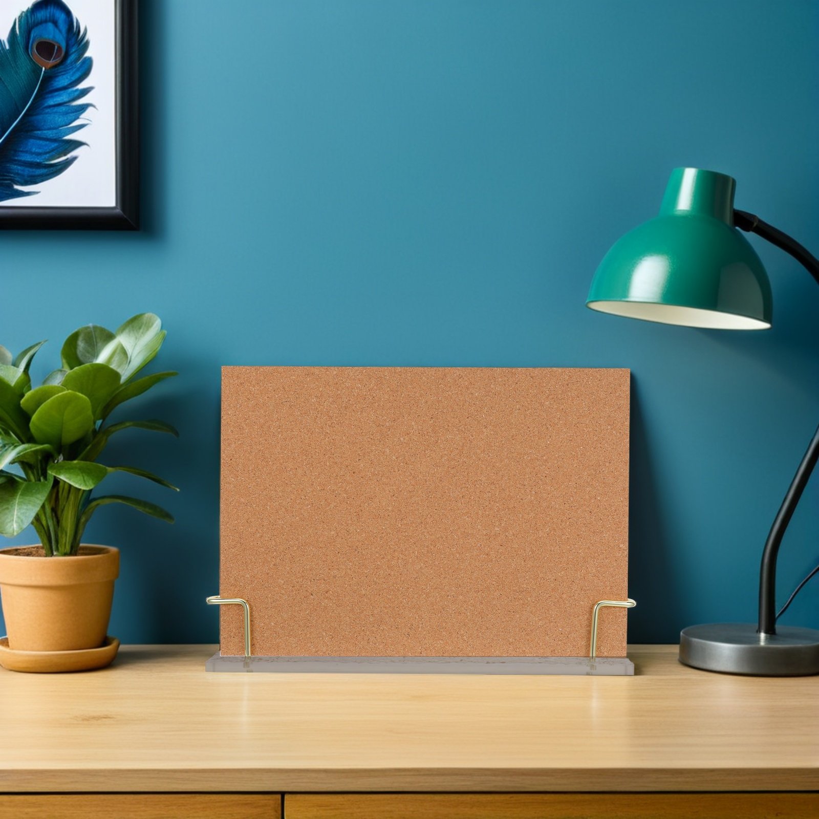ชุดกระดานไม้ก๊อกขนาดเล็กพร้อมก - Frame Display Wood บทวิจารณ์และราคา